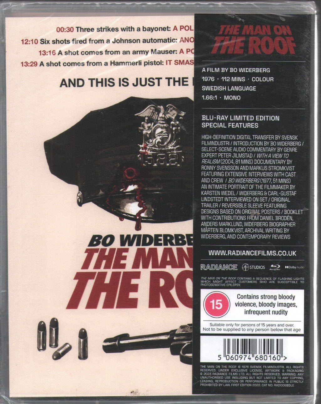 Radiance Films - Man on the Roof (Limited Edition) - Blu-Ray