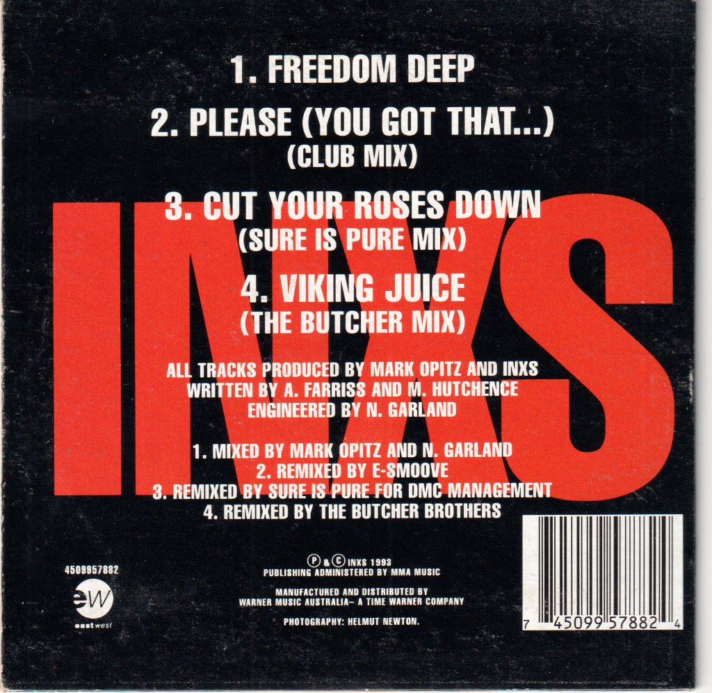 INXS - Freedom Deep - Cd