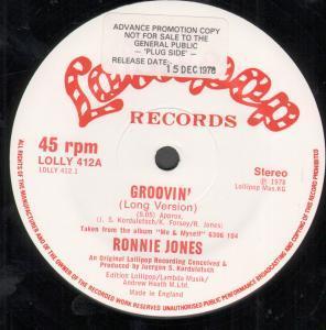 Ronnie Jones - Groovin' - 12 Inch