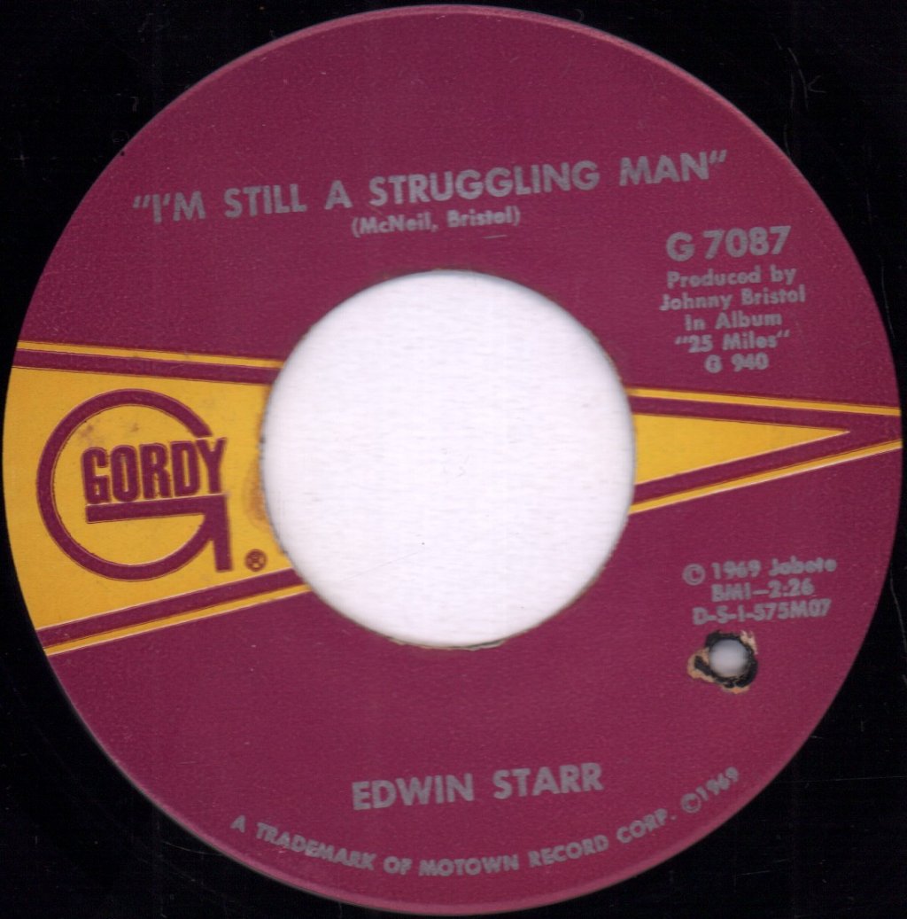 Edwin Starr - I'm Still A Struggling Man - 7 Inch