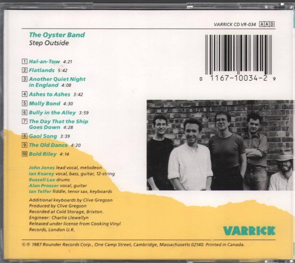 Oysterband - Step Outside - Cd