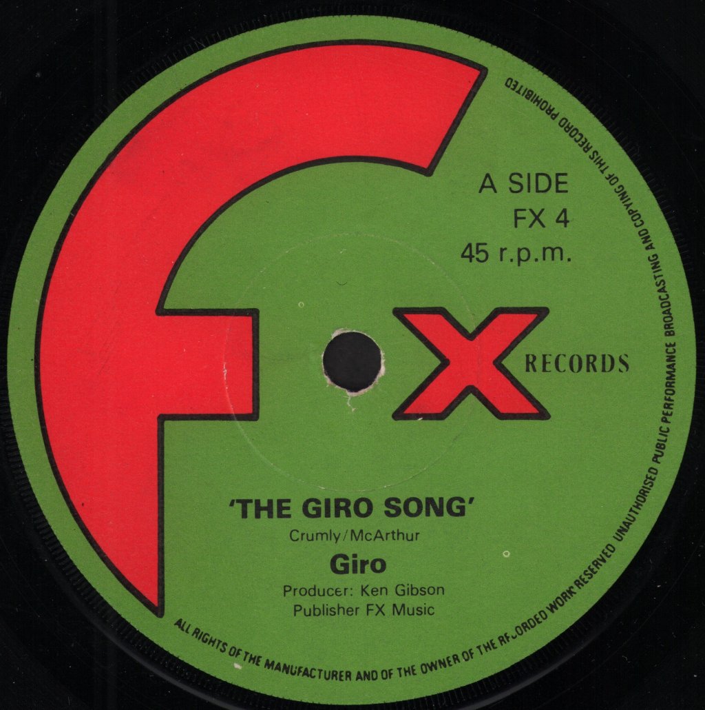 Giro - Giro Song - 7 Inch