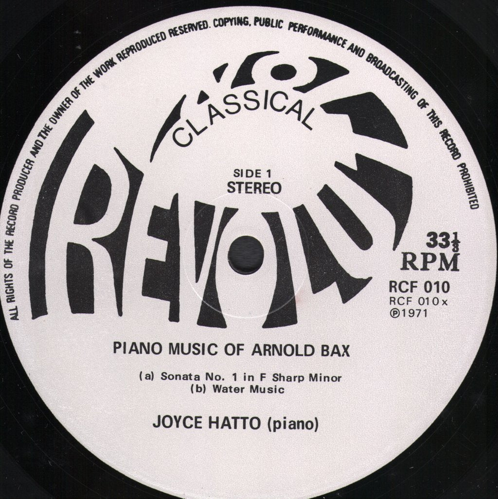 Joyce Hatto - Bax Sonatas - Lp