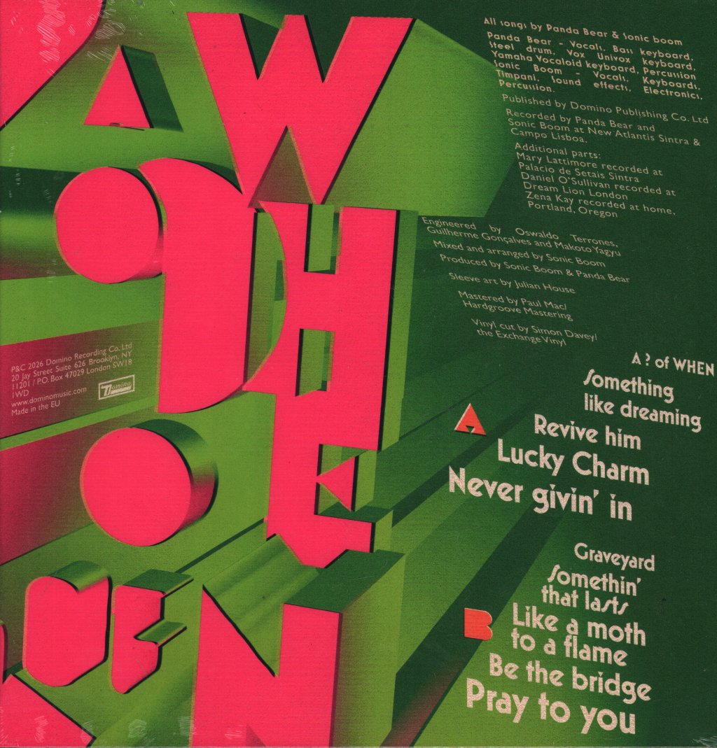 Panda Bear and Sonic Boom - A ? OF WHEN - Lp