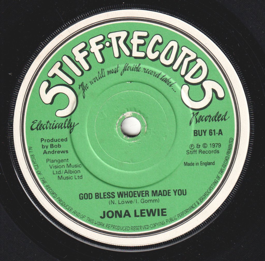 Jona Lewie - God Bless Whoever Made You - 7 Inch