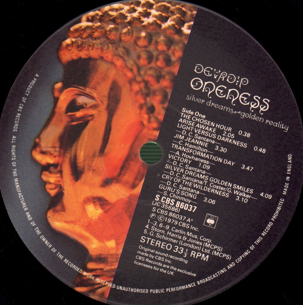 Devadip Carlos Santana - Oneness - Lp