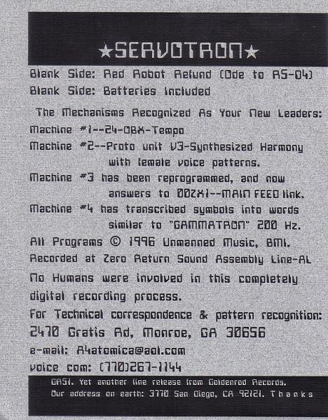 Servotron - Servotron - 7 Inch