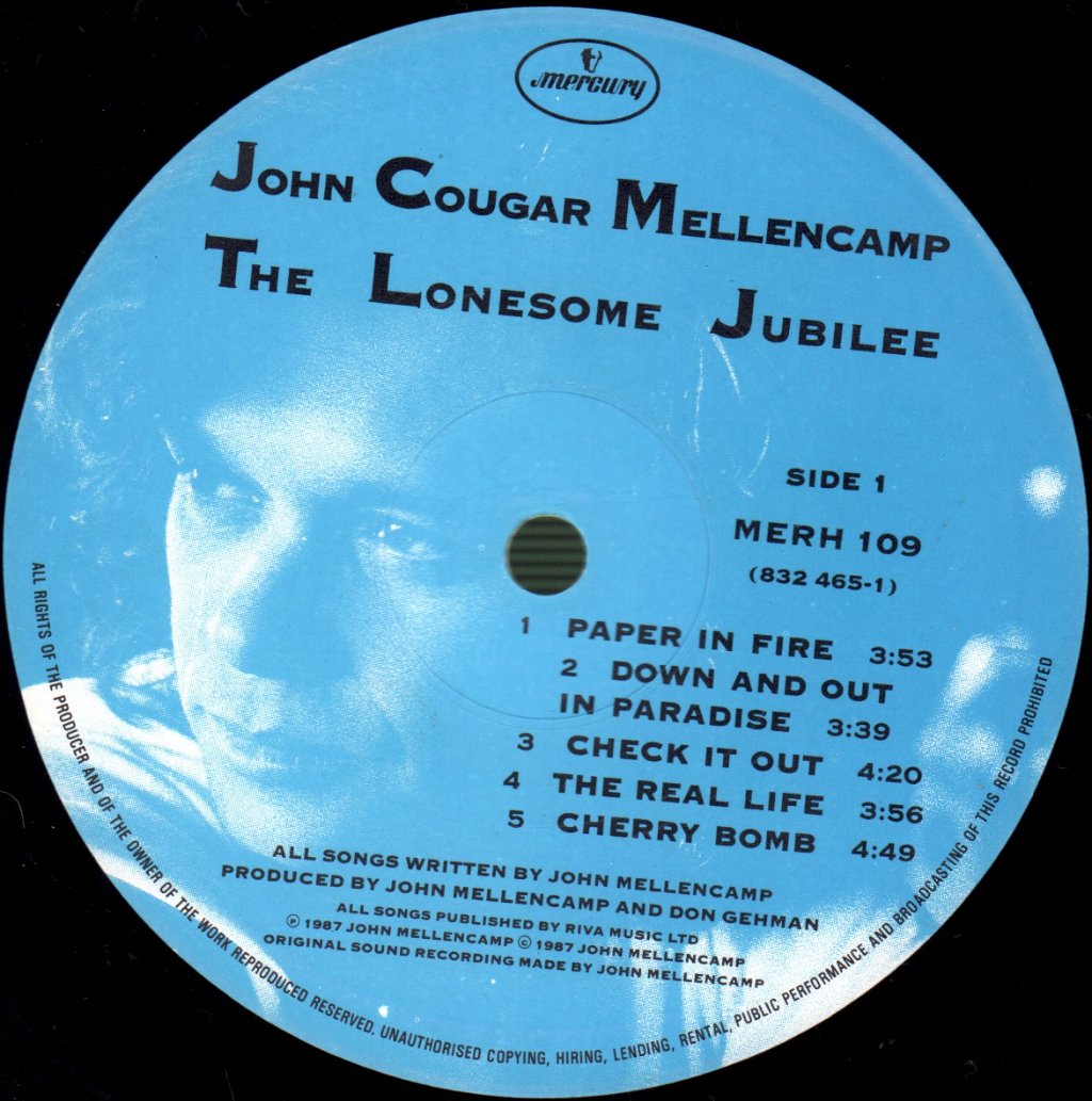 John Cougar Mellencamp - Lonesome Jubilee - Lp