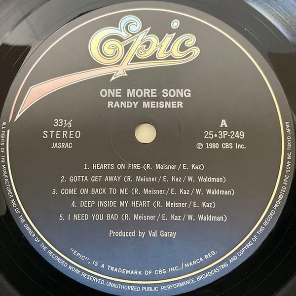Randy Meisner - One More Song - Lp