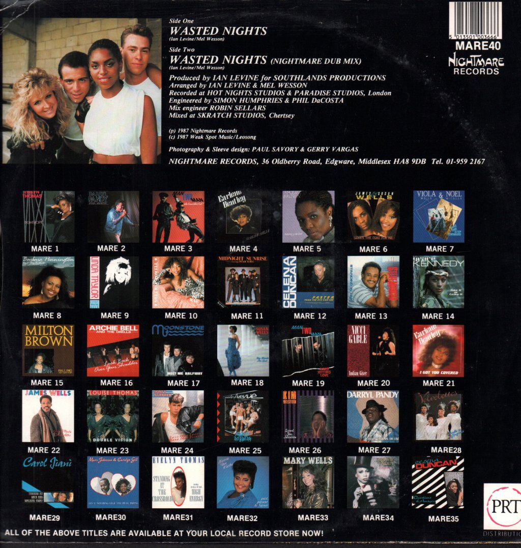 Croisette - Wasted Nights - 12 Inch