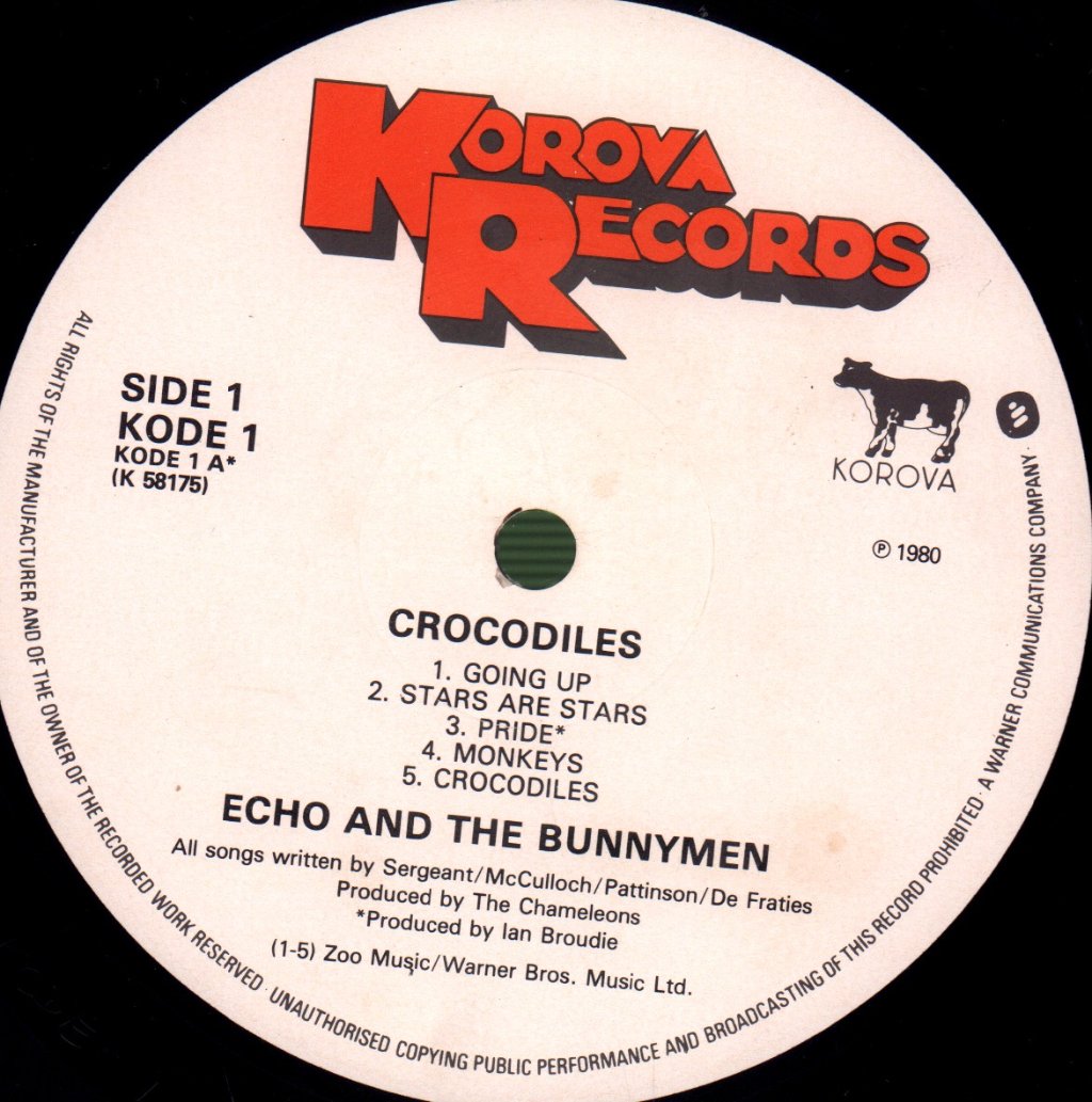 Echo And The Bunnymen - Crocodiles - Lp