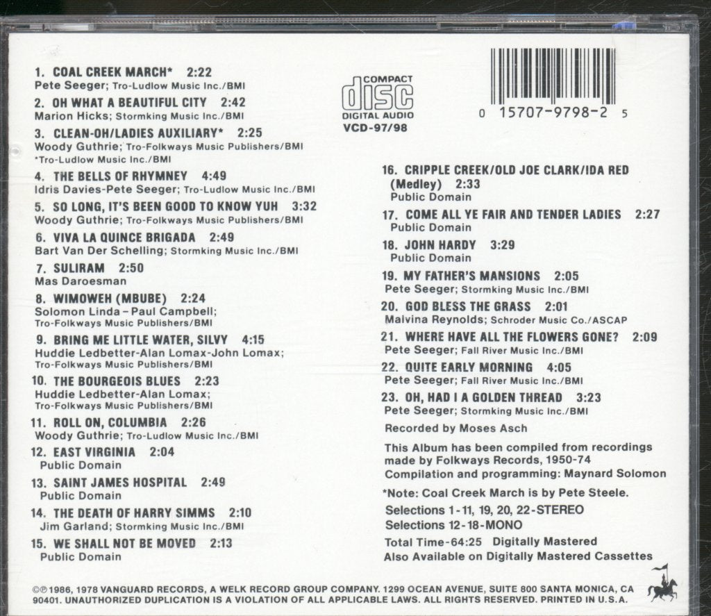 Pete Seeger - Essential Pete Seeger - Cd