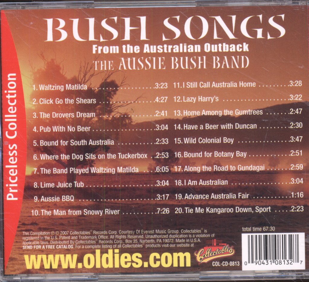 Aussie Bush Band - Bush Songs From The Australian Outback - Cd