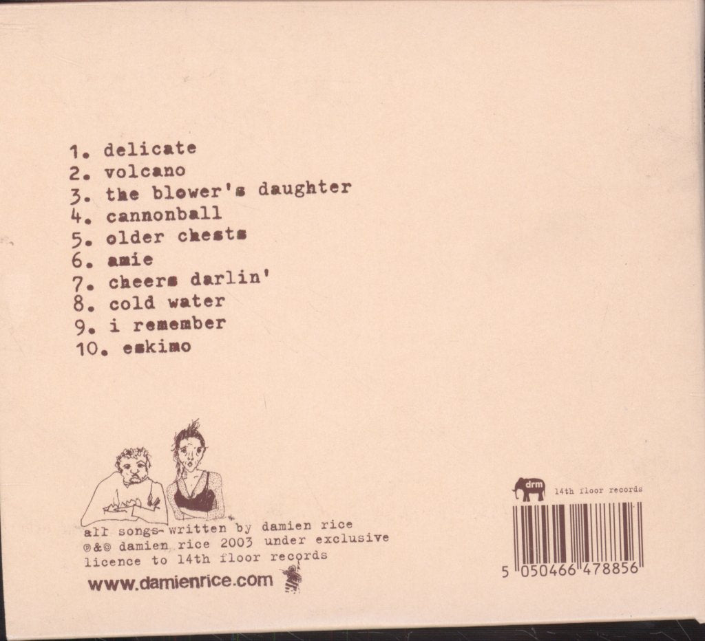 Damien Rice - O - Cd – Vinyl Tap