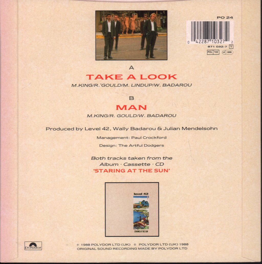 Level 42 - Take A Look - 7 Inch