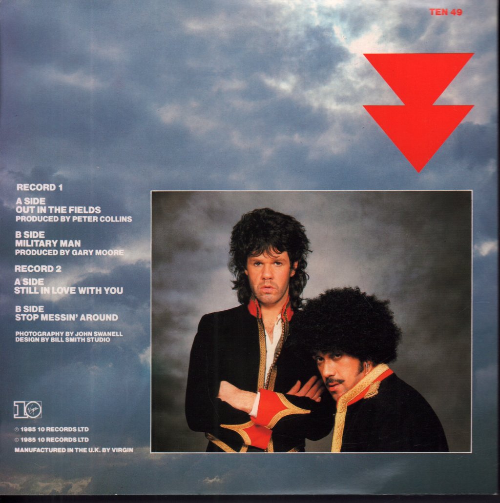 Gary Moore And Phil Lynott - Out In The Fields - Double 7 Inch