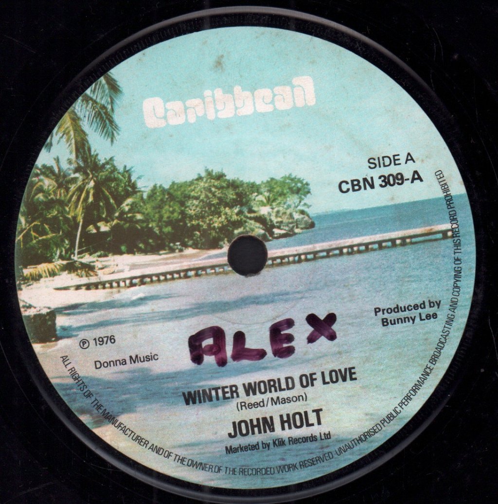 John Holt - Winter World Of Love - 7 Inch