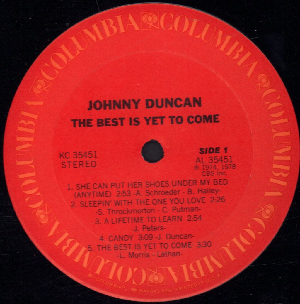 Johnny Duncan - Best Is Yet To Come - Lp