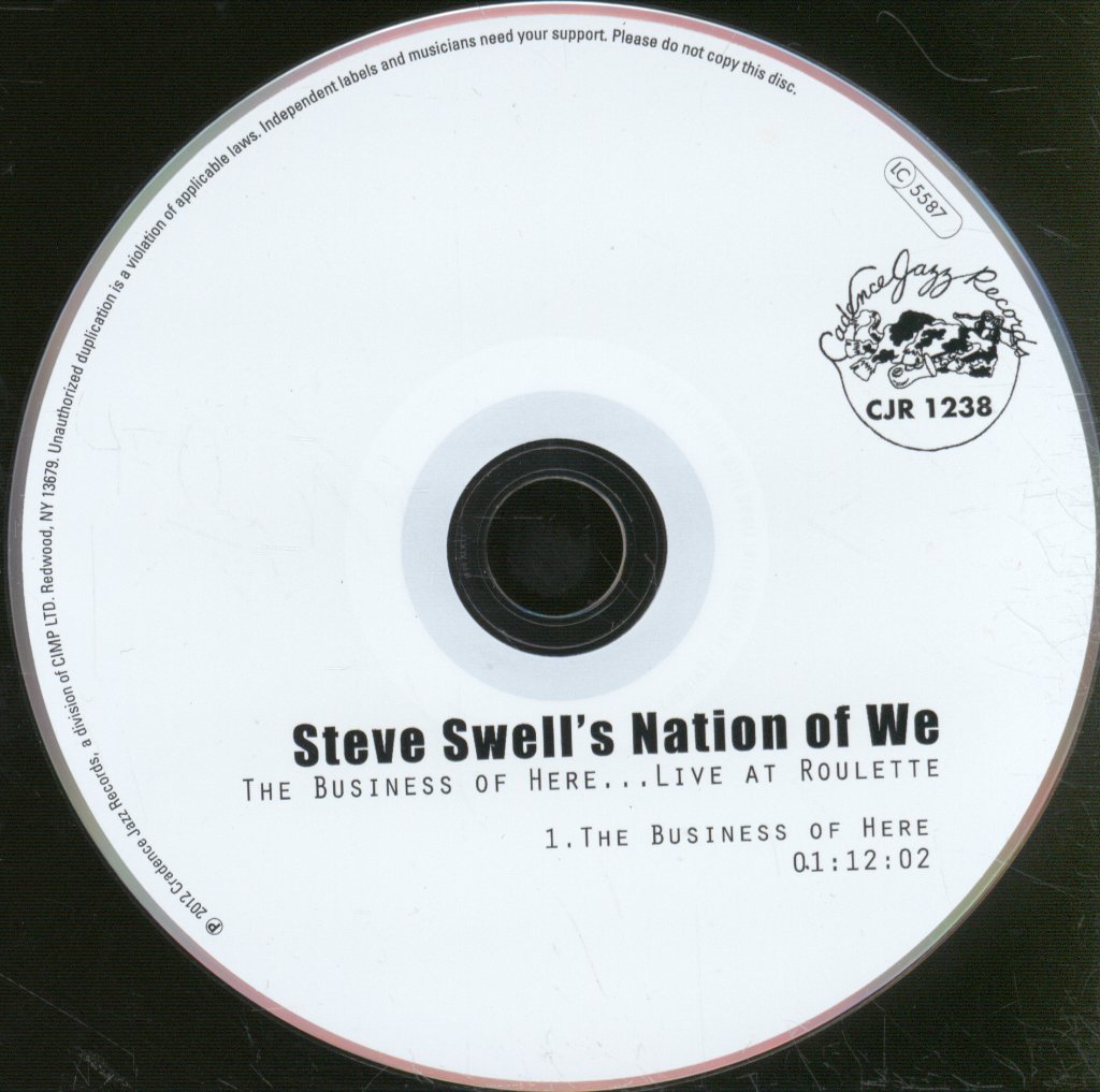 Steve Swell's Nation Of We - Business Of Here … Live At Roulette - Cd