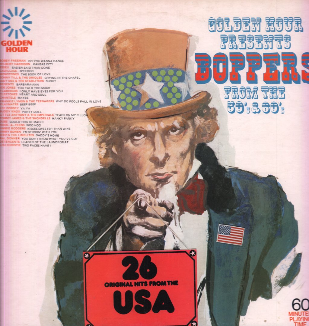 Various Artists - Golden Hour Presents Boppers From The 50'S And 60'S - Lp