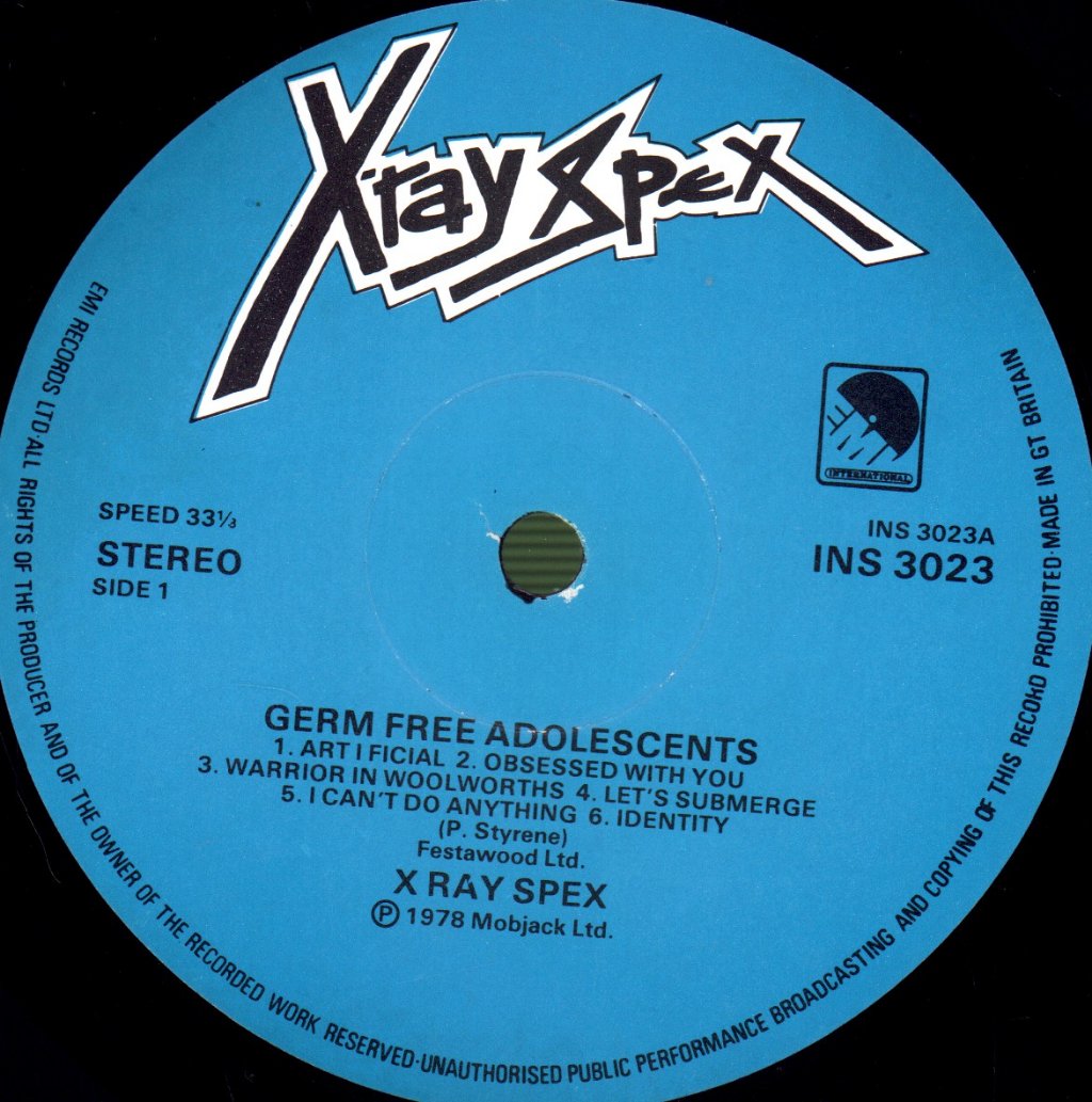 X-Ray Spex - Germ Free Adolescents - Lp