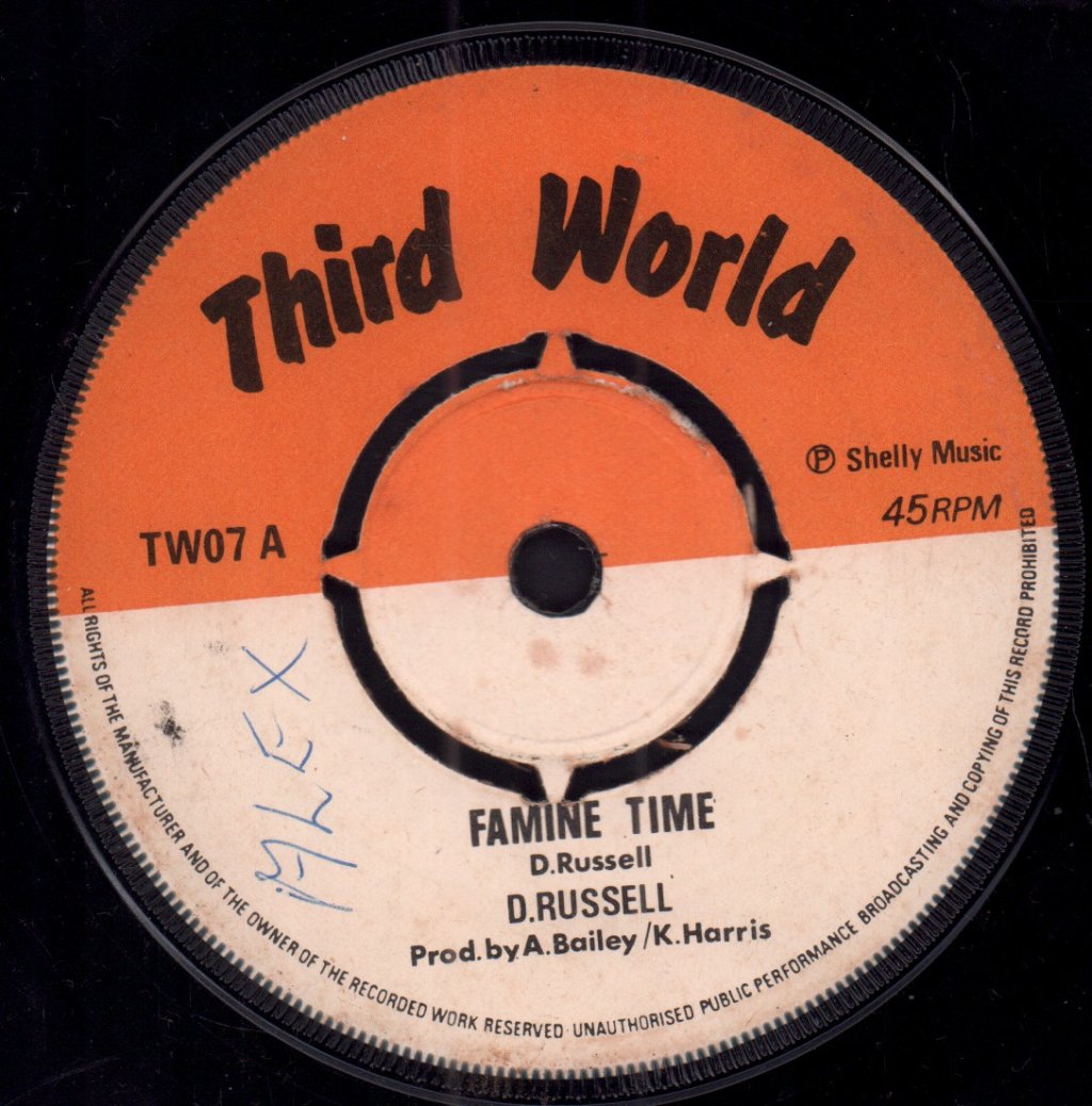 Devon Russell (d.russell) - Famine Time - 7 Inch