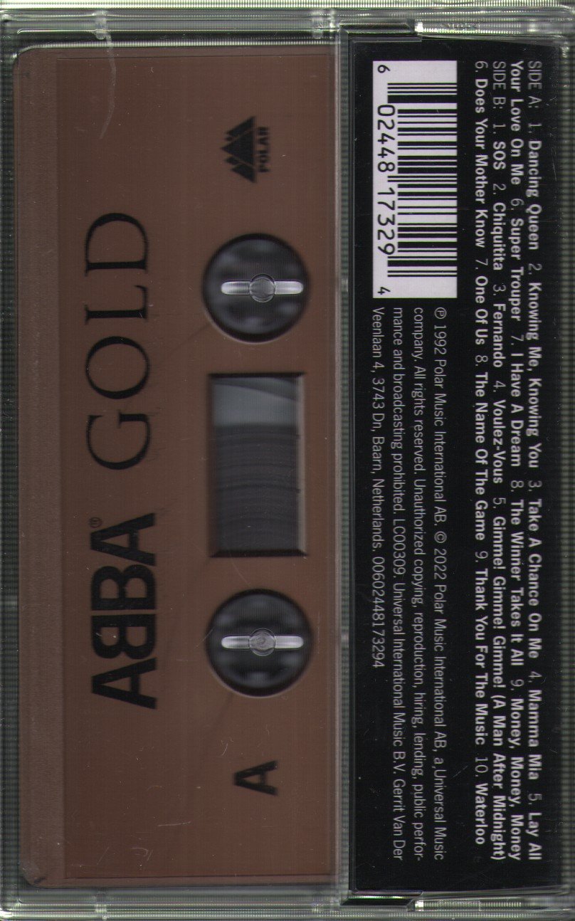 ABBA - Gold (Greatest Hits) 30th Anniversary - Cassette