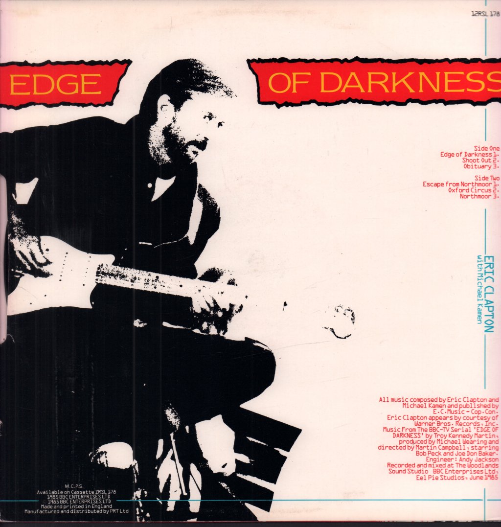 Eric Clapton - Edge Of Darkness - 12 Inch