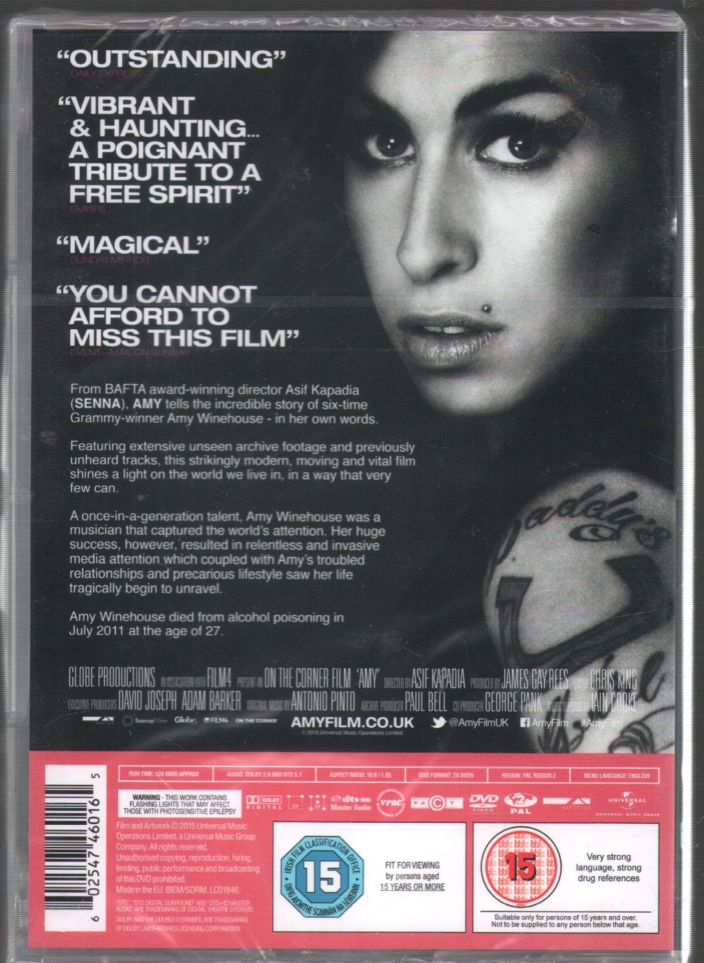 Amy Winehouse - Amy - The Girl Behind The Name - Double Dvd