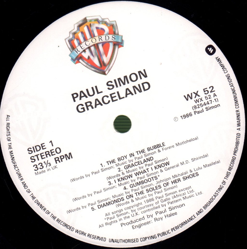 Paul Simon - Graceland - Lp