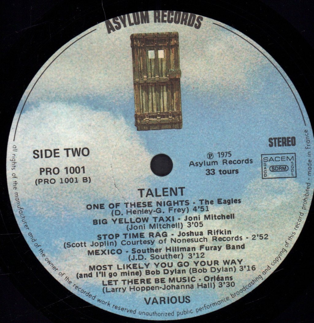 Various Artists - Talent - Lp