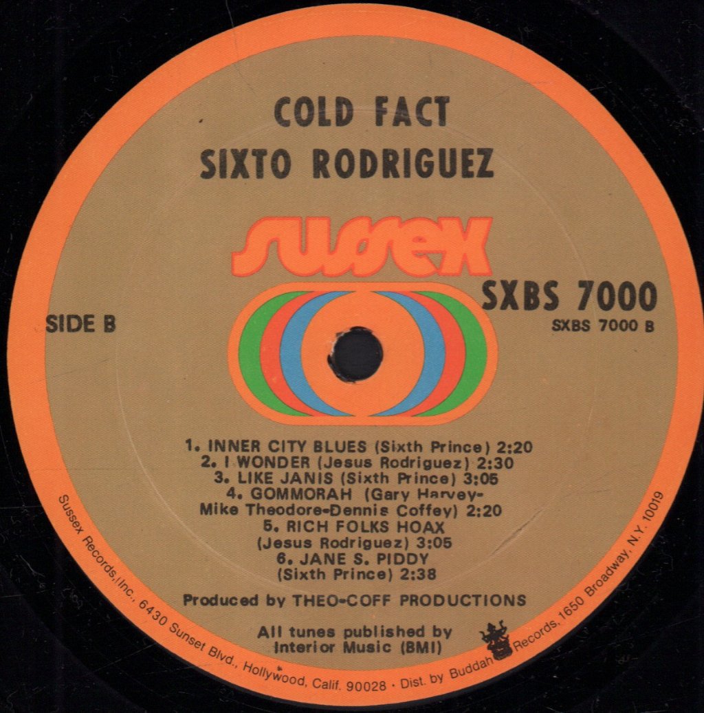 Rodriguez - Cold Fact - Lp