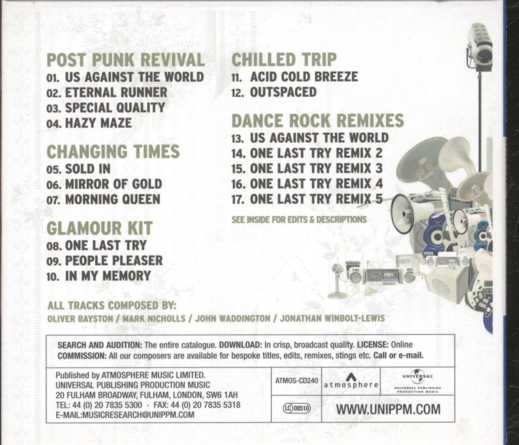 Oliver Bayston / Mark Nicholls / John Waddington / Jonathan Winbolt-Lewis - Indie E.P. Phonic - Cd