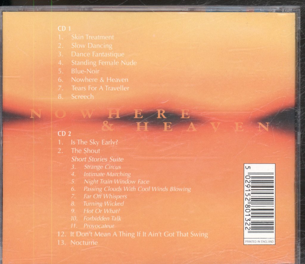 Colin Towns Mask Orchestra Featuring Maria Pia De Vito - Nowhere & Heaven - Double Cd