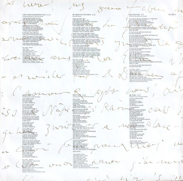Stephan Eicher - My Place - Lp
