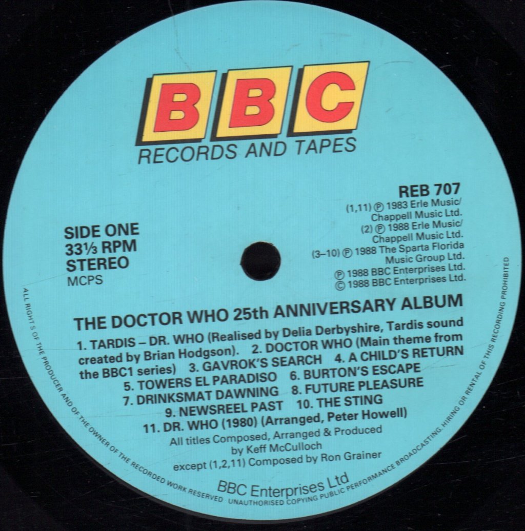 Doctor Who - Doctor Who 25Th Anniversary Album - Lp