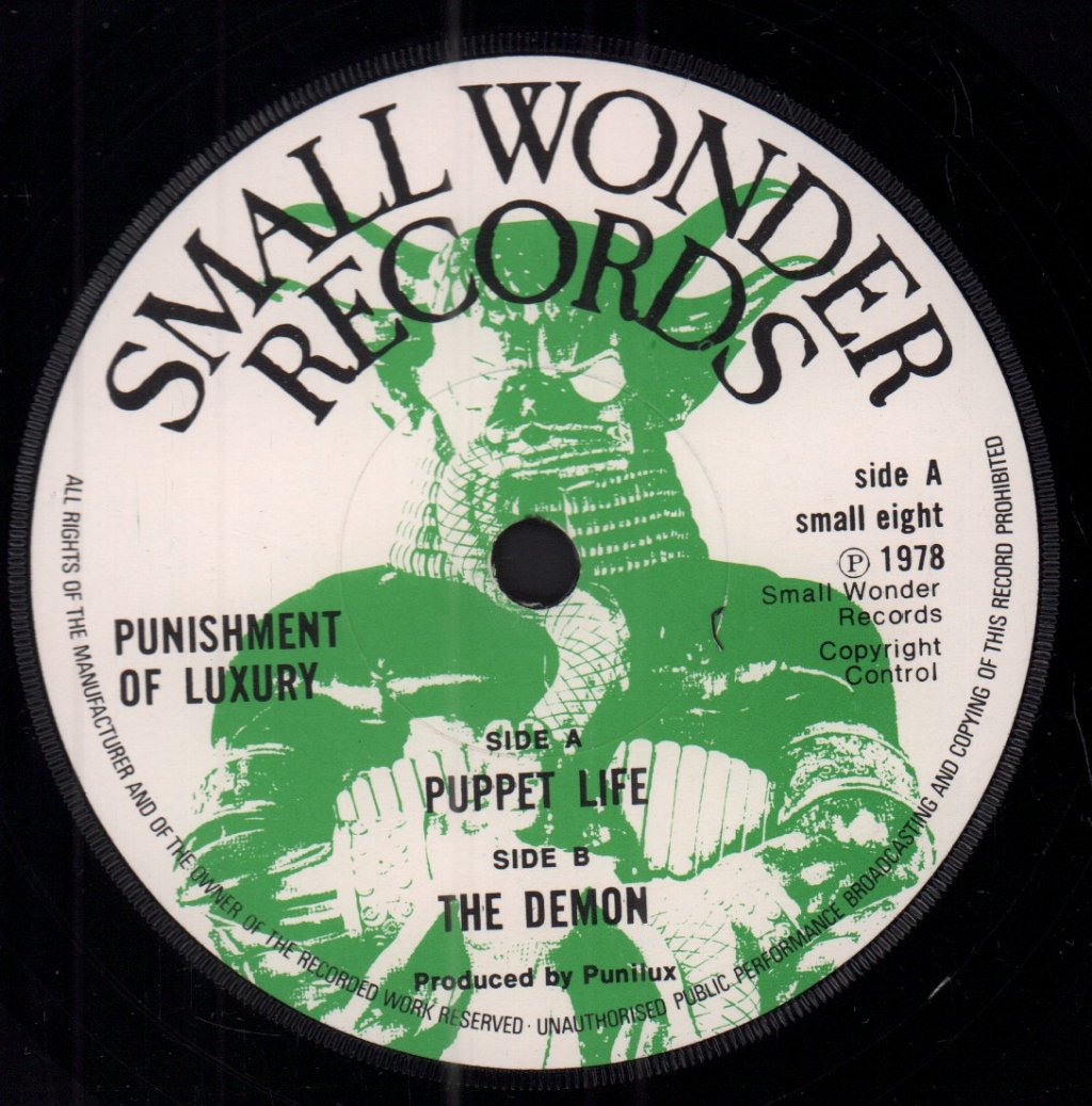 Punishment Of Luxury - Puppet Life - 7 Inch