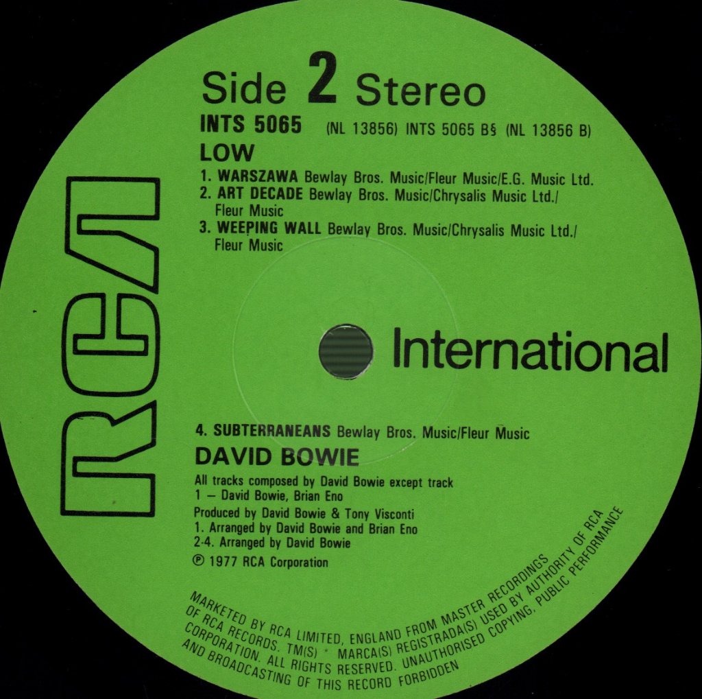 David Bowie - Low - Lp