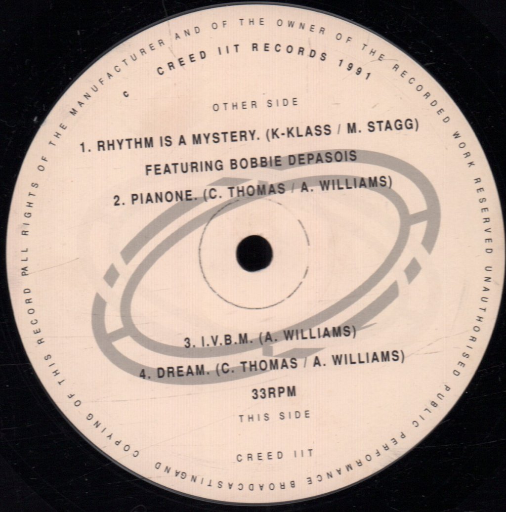 K-Klass - Rhythm Is A Mystery - 12 Inch