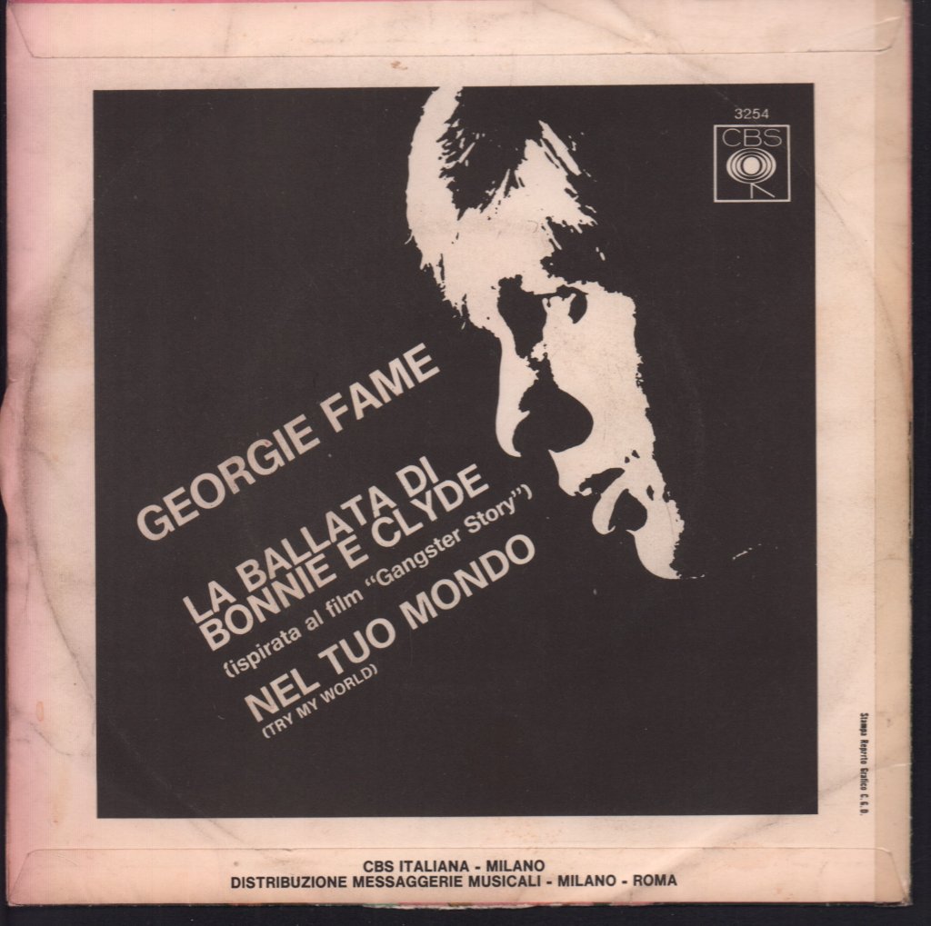 Georgie Fame - Ballad Of Bonnie And Clyde - 7 Inch