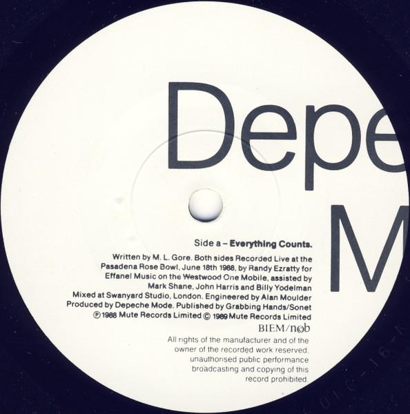 Depeche Mode - Everything Counts / Nothing - 7 Inch