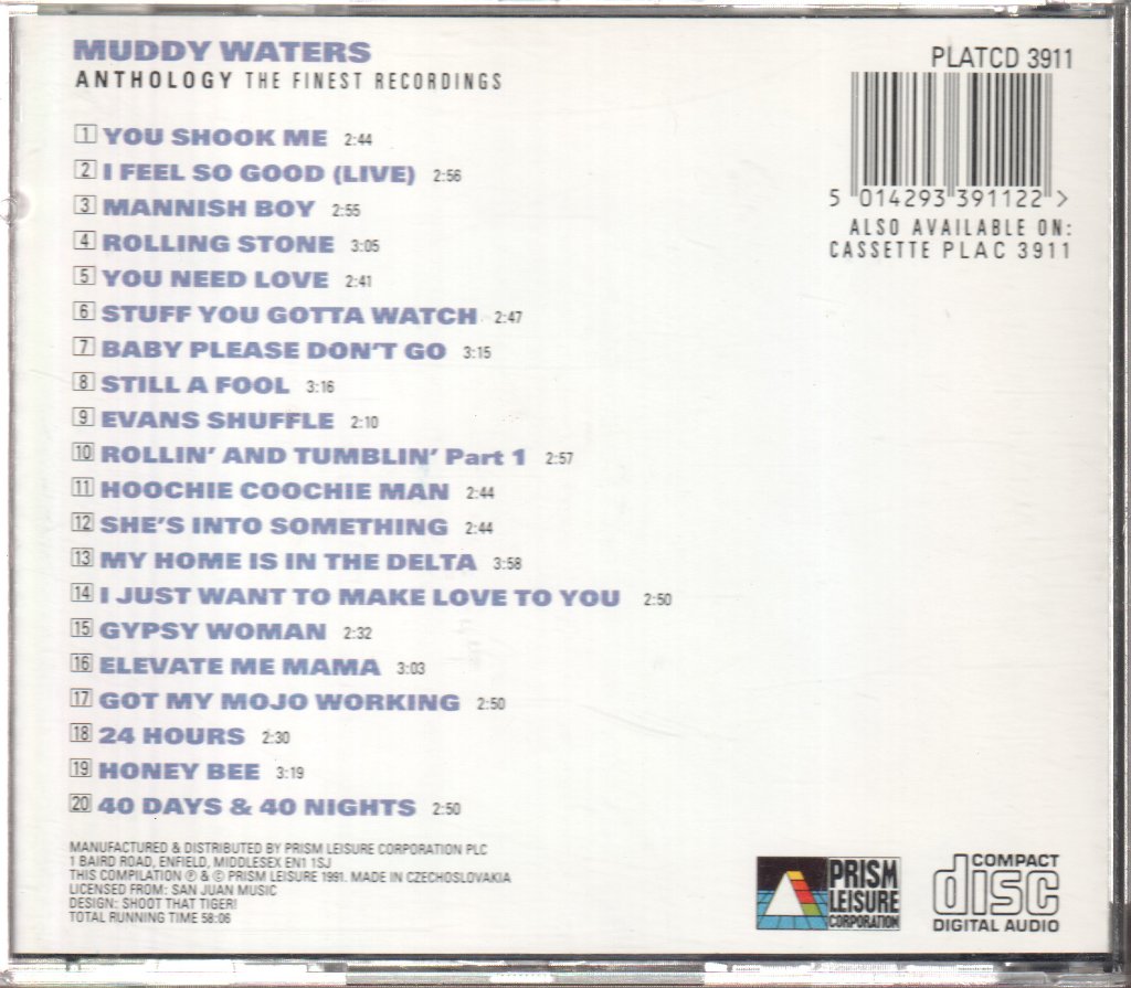 Muddy Waters - Anthology (The Finest Recordings) - Cd