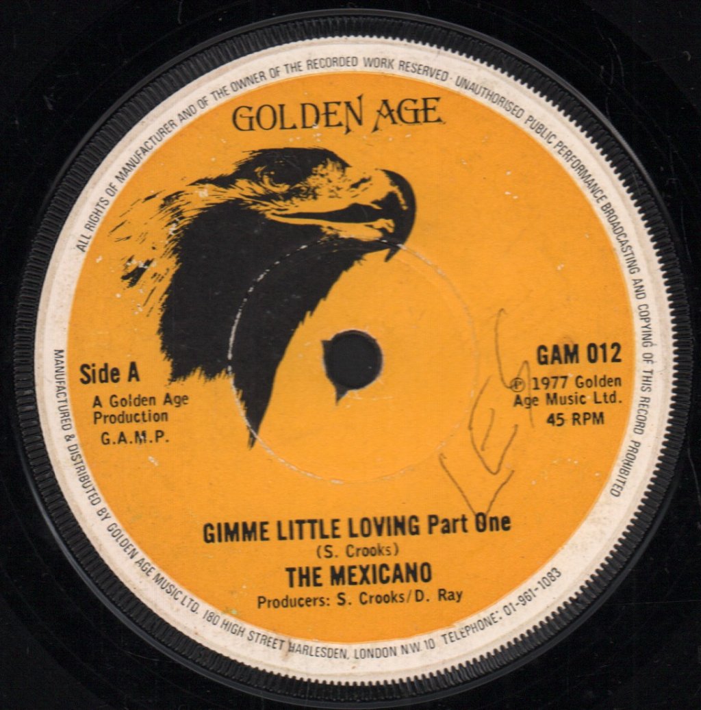Mexicano - Gimme Little Loving Part One - 7 Inch