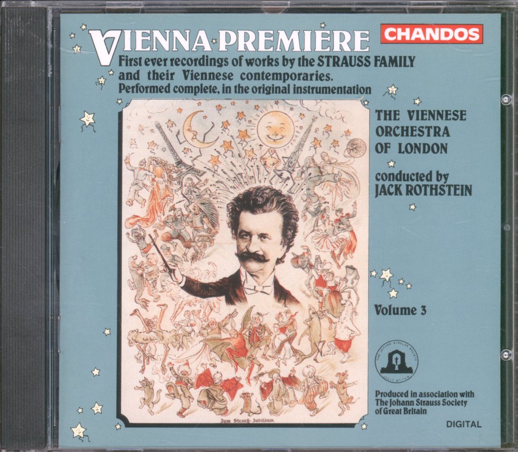 Jack Rothstein, Viennese Orchestra Of London - Vienna Première Volume 3 - Cd