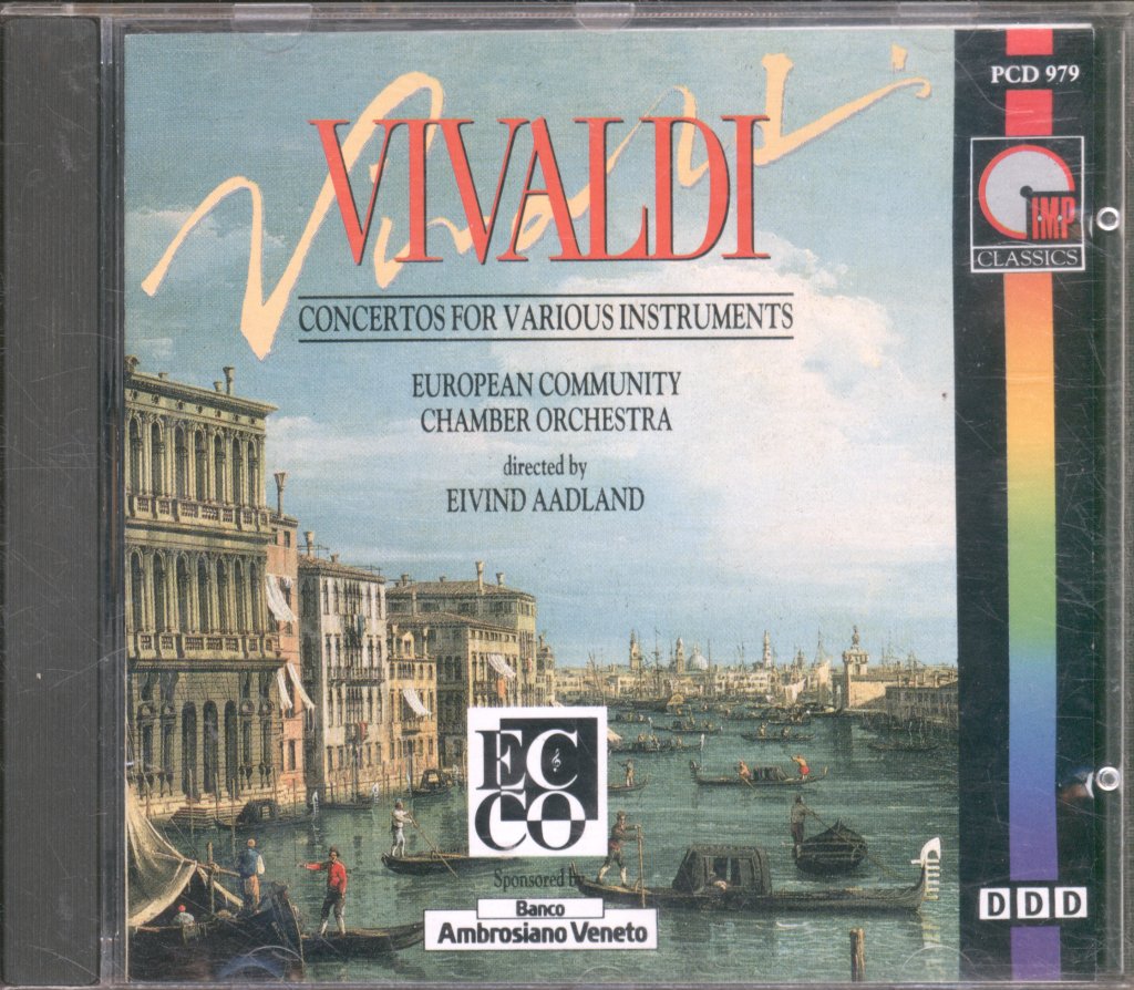 European Community Chamber Orchestra, Eivind Aadland - Vivaldi Concertos For Various Instruments pcd979 - Cd