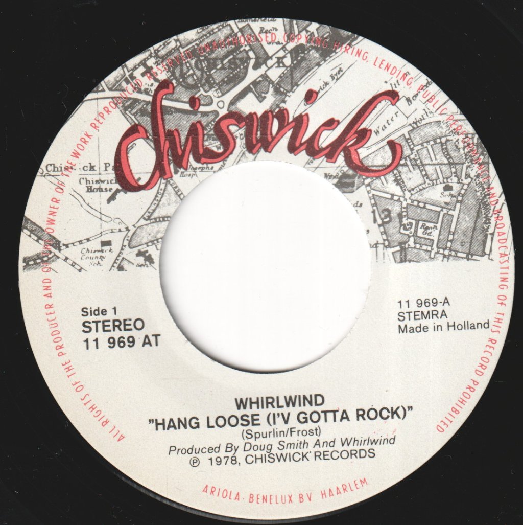 Whirlwind (Rockabilly Group) - Hang Loose - 7 Inch