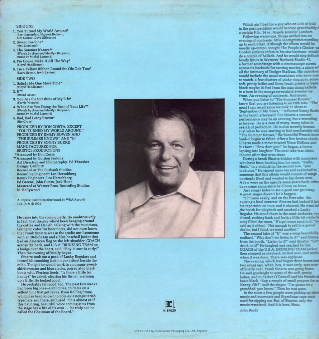 Frank Sinatra - Some Nice Things I've Missed - Lp