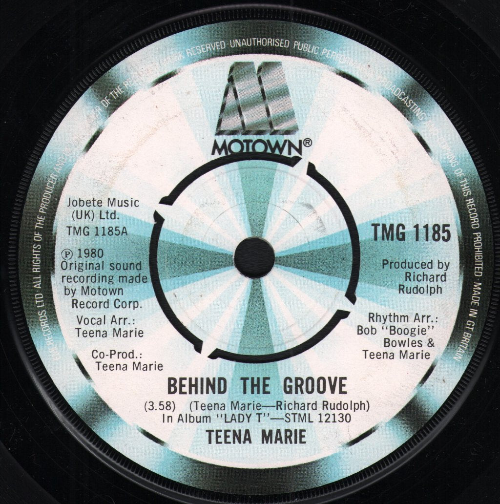 Teena Marie - Behind The Groove - 7 Inch