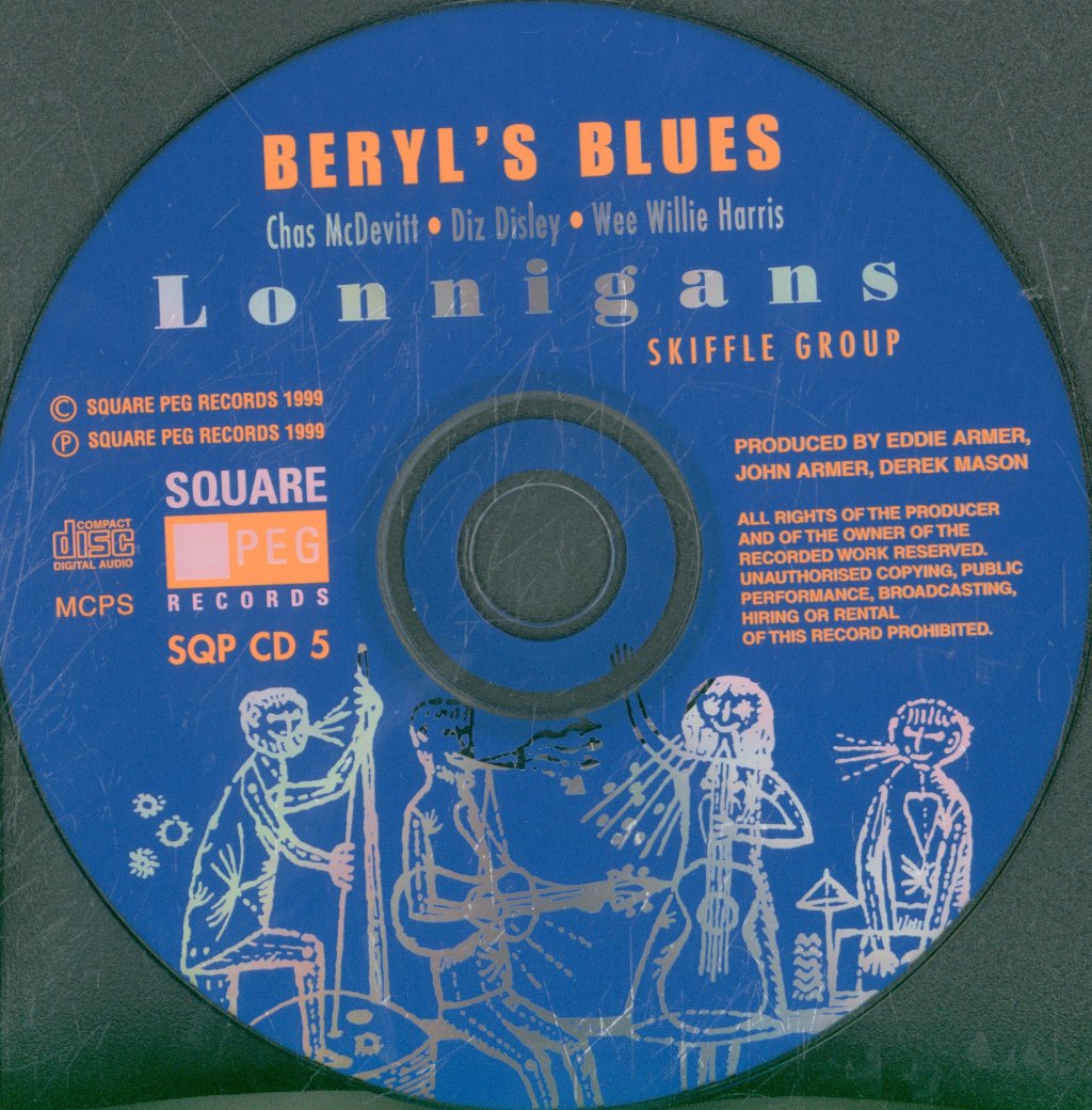 Lonnigans Skiffle Group - Beryl's Blues - Cd