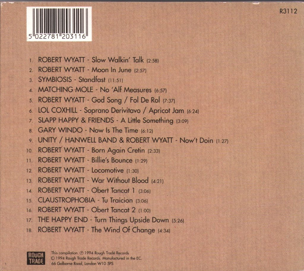 Robert Wyatt - Flotsam Jetsam - Cd